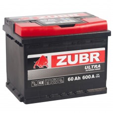 Аккумулятор ZUBR Ultra / 60Ah / 600А / Прямая полярность